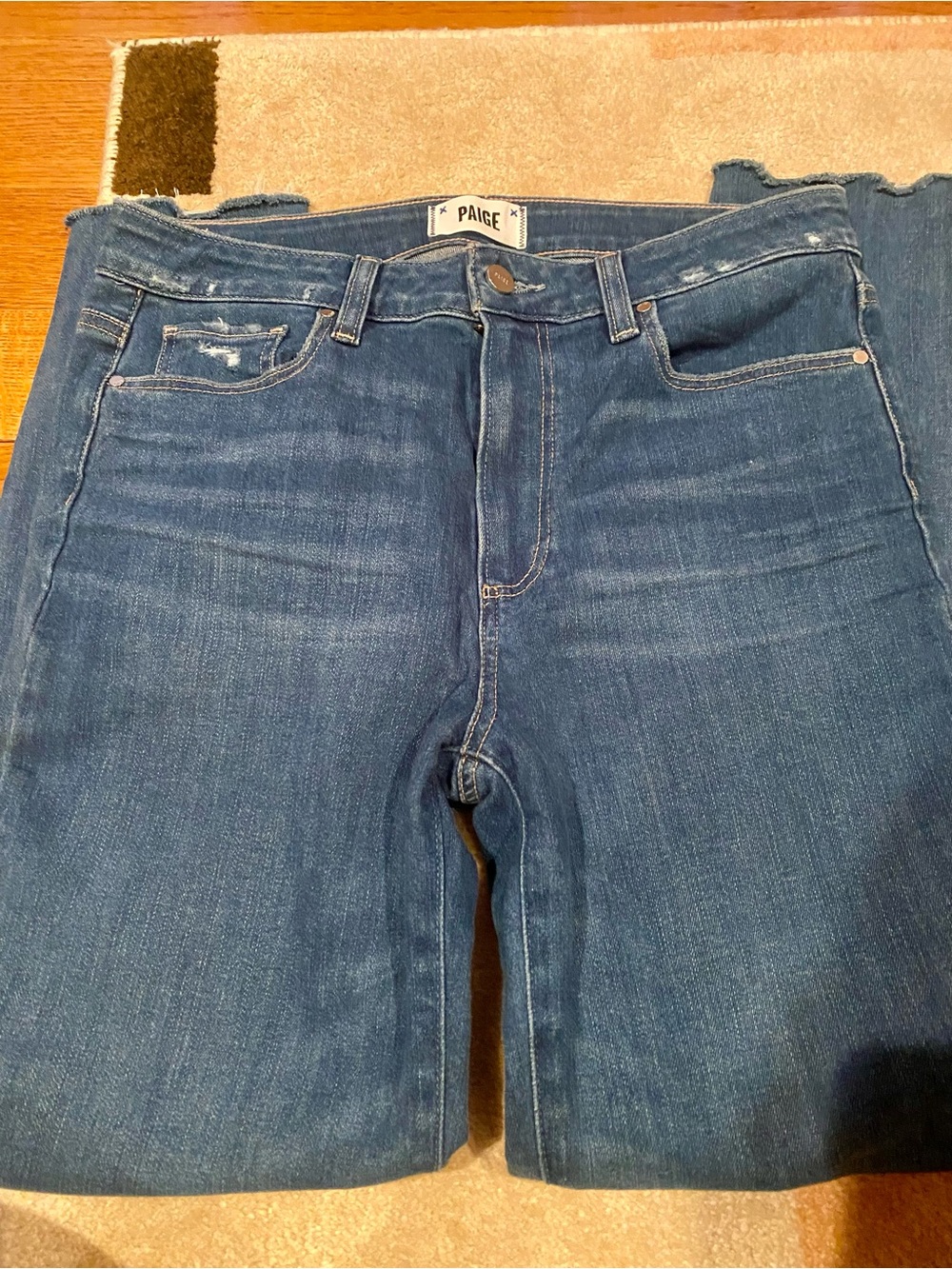PAIGE Hoxton high rise ankle jeans size 30